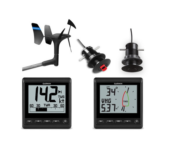 Wired Sail Pack With 43Mm Thru Hull Sensors (Gauges - Packages) - SKU178902