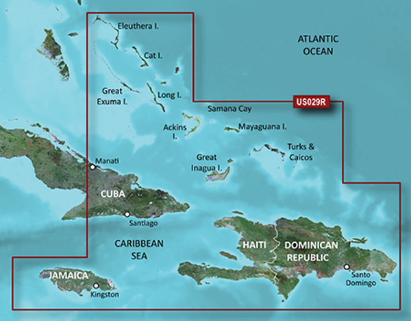 G3 Micro Sd Souther Bahamas (Cartography - Garmin G2) - SKU179266