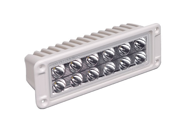 H60 Flood White Led Flush Mount White Finish 12/24V - SKU179974
