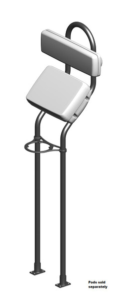 Angleguard 9.5In Wide 1.25In Tube Double Bend (Installation Pods) - SKU180206