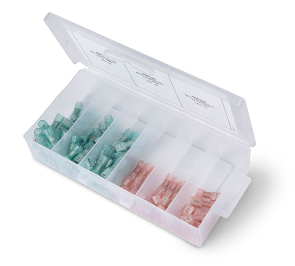 Connector Kit Heat Shrink 90Pc (Wire And Connectors) - SKU182546