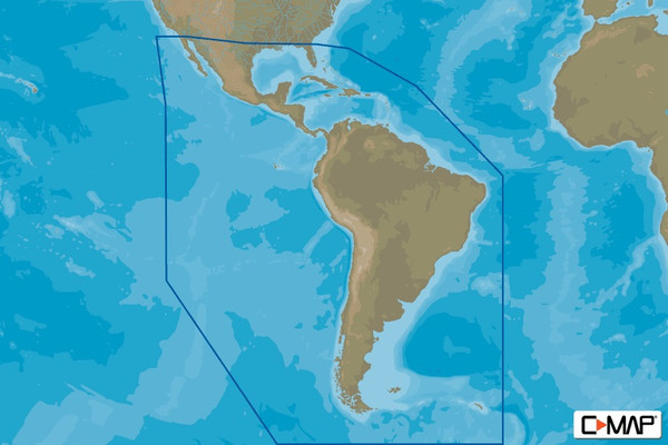 Microsd South America And Caribbean (Cartography - C-Map Max) - SKU183487