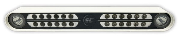 Eagle Ray Light Bar Dual Optics White Housing 12/24V - SKU184005