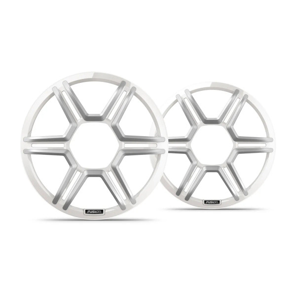 White Sport Grilles For 8.8In Speakers (Stereo Accessories) - SKU184276