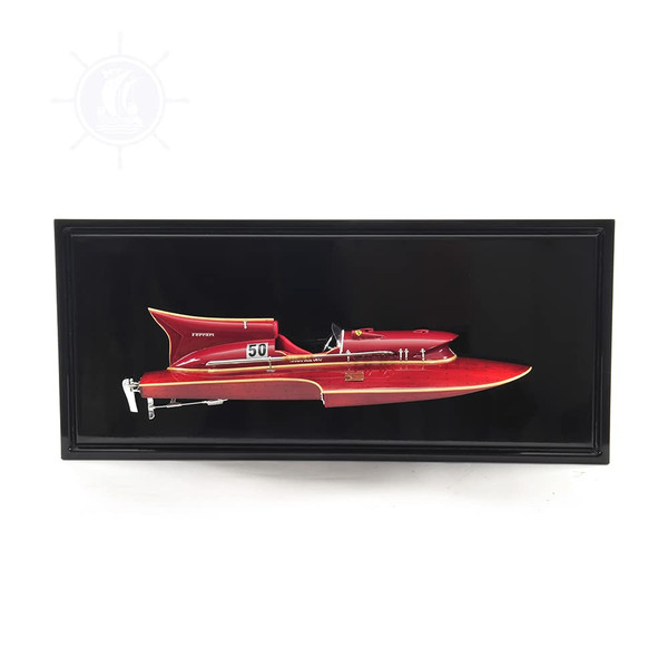 Ferrari Hydroplane Half Hull H068 (Model Kit) By OMH