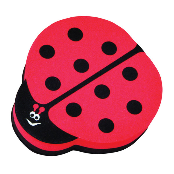 Ashley Magnetic Whiteboard Eraser, Ladybug ASH10015