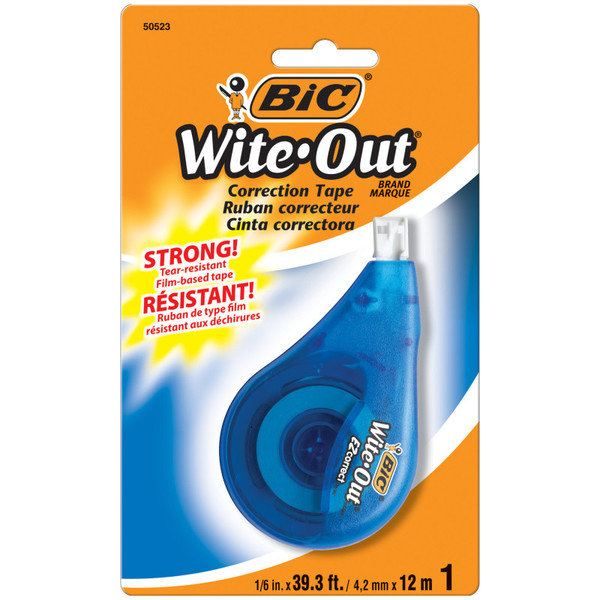 Bic Wite-Out Ez Correct Correction Tape, Single BICWOTAPP11