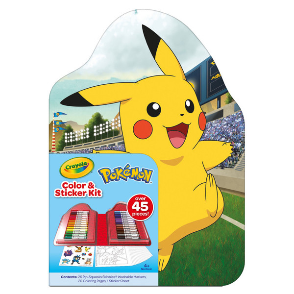 Crayola Color & Sticker Kit, Pokemon BIN041236