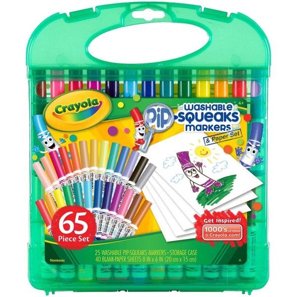 Crayola Pip-Squeaks Washable Markers & Paper Set BIN045227