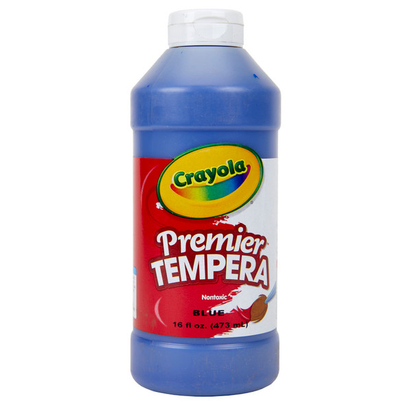 Crayola Premier Tempera Paint 16 Oz, Blue BIN541216042