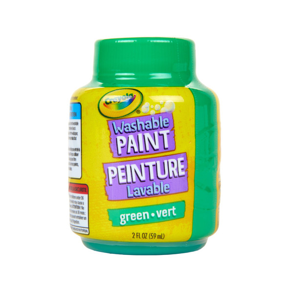 Crayola Washable Paint, 2Oz, Green BIN542844