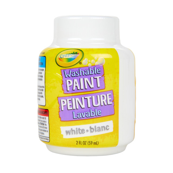 Crayola Washable Paint, 2Oz, White BIN542853