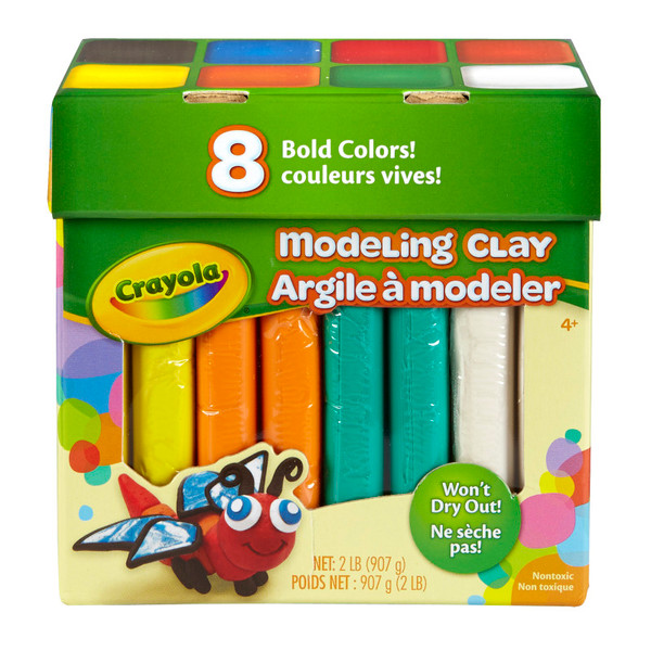 Crayola Modeling Clay, 2 Lb. Jumbo Assortment BIN570315