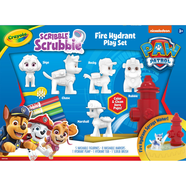 Crayola Scribble Scrubbie Paw Patrol Fire Hydrant Playset BIN740238
