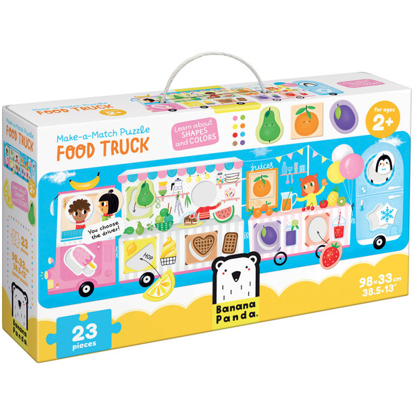 Banana Make-A-Match Puzzle, Food Truck BPN49045