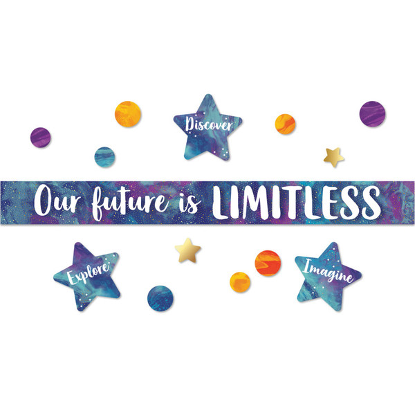 Carson Galaxy Our Future Is Limitless Bulletin Board Set, 28 Pieces CD-110435