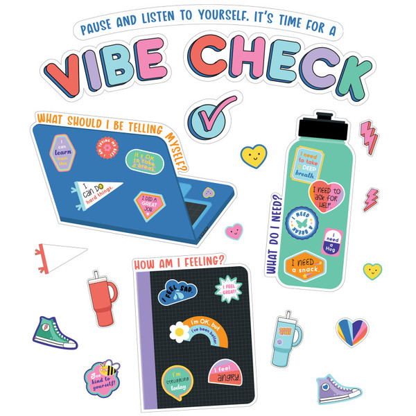 Carson We Stick Together Vibe Check Bulletin Board Set CD-110584