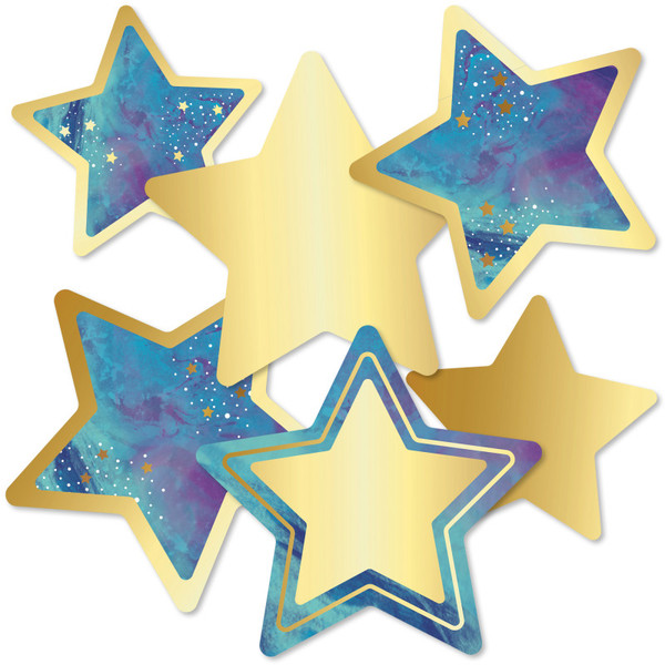 Carson Galaxy Stars Cut-Outs, Pack Of 36 CD-120571