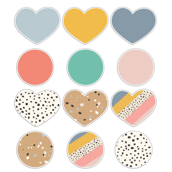 Carson We Belong Hearts & Dots Cut-Outs, Pack Of 36 CD-120646