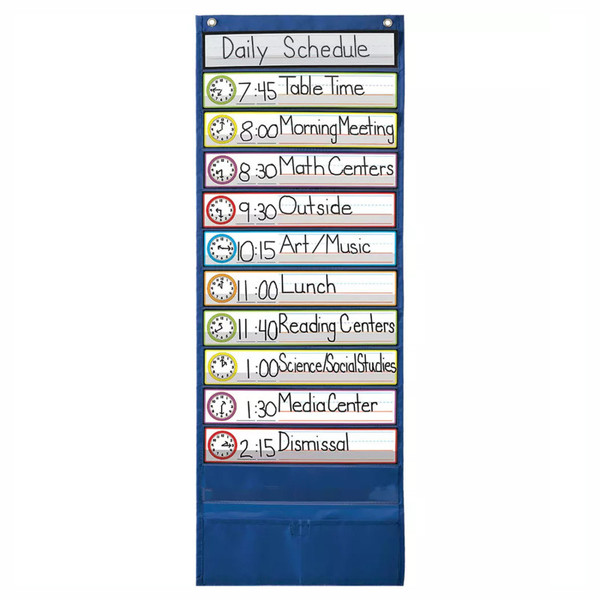 Carson Deluxe Scheduling Pocket Chart CD-158031