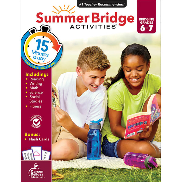 Carson Summer Bridge Activities Workbook, Grade 6-7, Paperback CD-704702