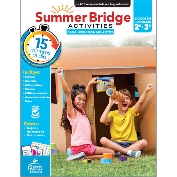 Carson Summer Bridge Activities Spanish, Grade 2-3 CD-705435