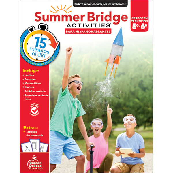 Carson Summer Bridge Activities Spanish, Grade 5-6 CD-705438