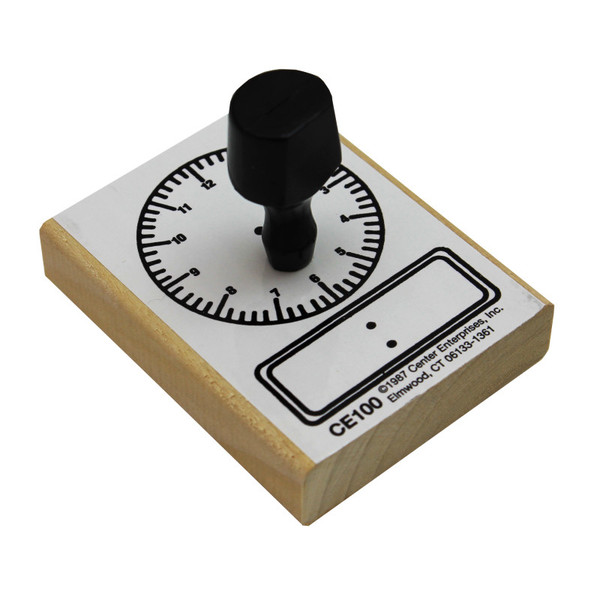 Ready Digital And Analog Clock Stamp CE-100