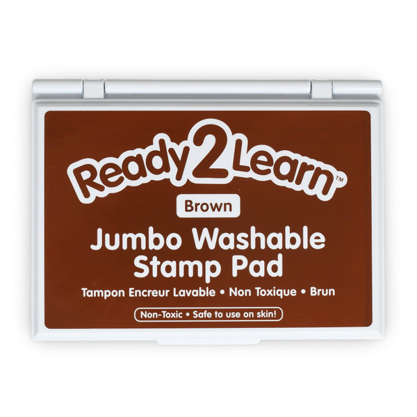 Ready Jumbo Washable Stamp Pad - Brown - 6.2"L X 4.1"W CE-10032