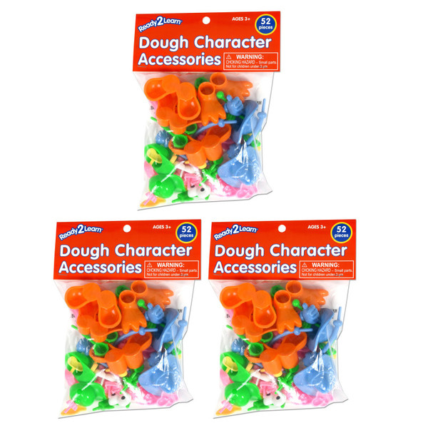 Ready Dough Character Accessories, 52 Per Set, 3 Sets CE-10092-3