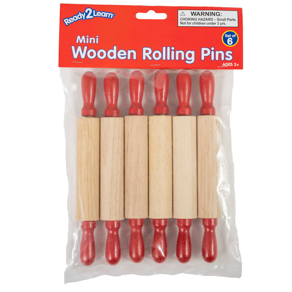 Ready Mini Wooden Rolling Pins - Set Of 6 CE-10116