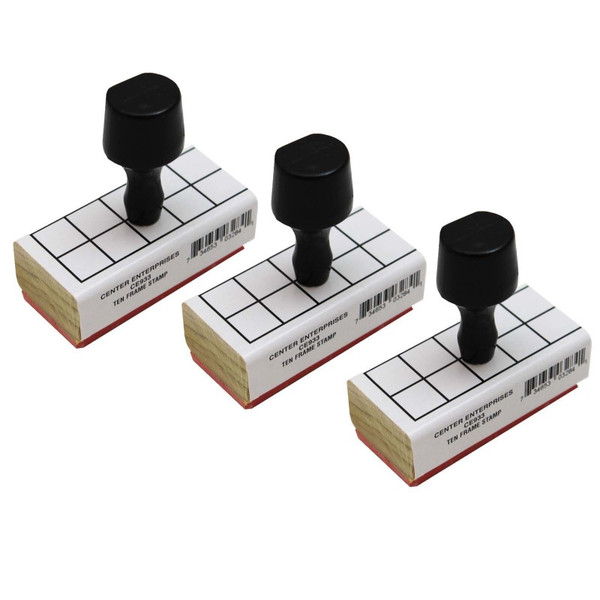 Ready Ten Frame Stamp - Pack Of 3 CE-933-3