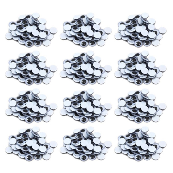 Charles Wiggle Eyes 15Mm, Black, 50 Per Pack, 12 Packs CHL64515-12