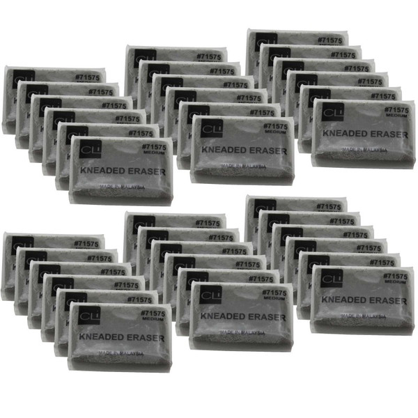 Charles Kneaded Eraser, Medium, Pack Of 36 CHL71575-36
