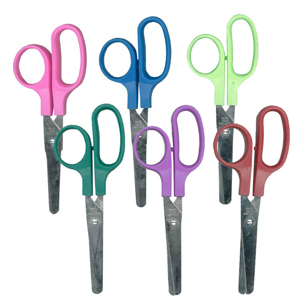 Charles Children'S Scissors, 5", Blunt Tip, Assorted Colors CHL77510