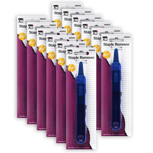 Charles Straight Staple Remover, Pack Of 12 CHL80850-12