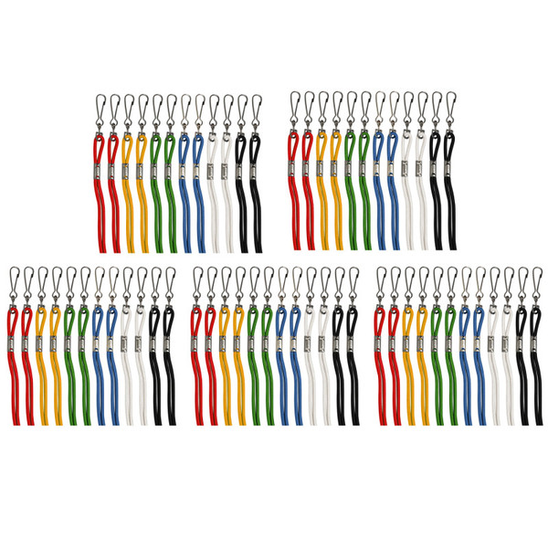 Champion Lanyards, Assorted Colors, 12 Per Pack, 5 Packs CHS126ASST-5