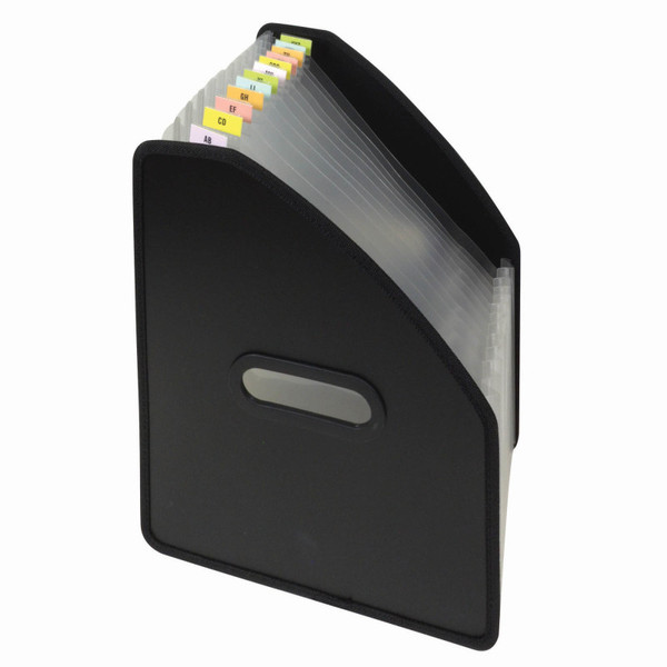 C-Line 13-Pocket Vertical Expanding File, Black CLI58810