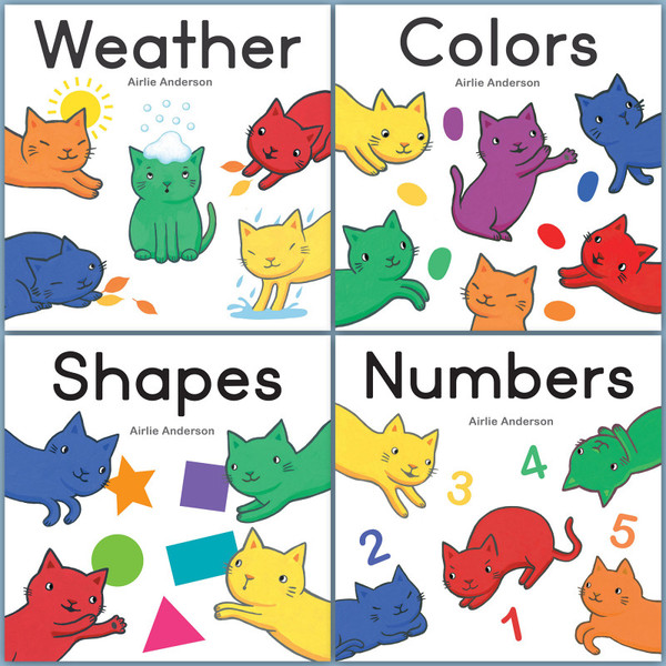 Child'S Curious Cats, 4-Book Set CPY9781835320822