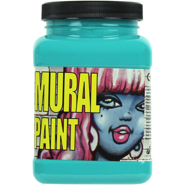 Chroma Mural Paint, Pint, Calypso (Cobalt Turquoise Light) CRM2472