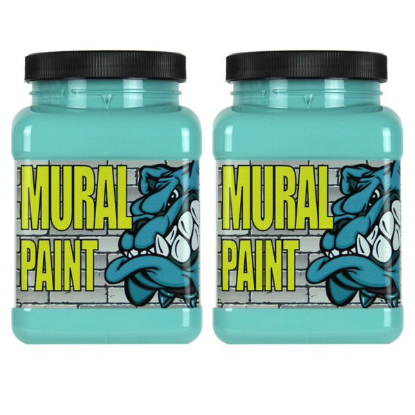 Chroma Mural Paint, Pint, Chill (Light Blue), Pack Of 2 CRM2500-2
