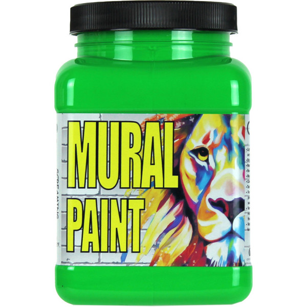 Chroma Mural Paint, Pint, Screaming Green (Neon) CRM2512