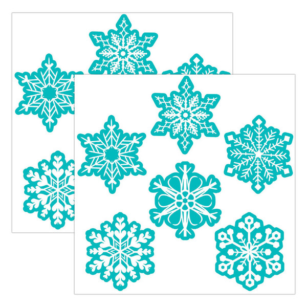 Creative Snowflakes 6" Designer Cut-Outs, 36 Per Pack, 2 Packs CTP10595-2