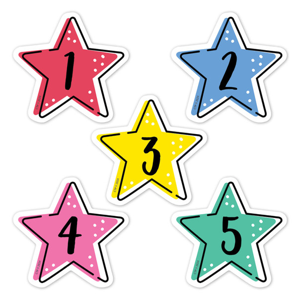 Creative Star Bright Calendar Days Top Classroom Decorating Accents, Pack Of 35 CTP10932