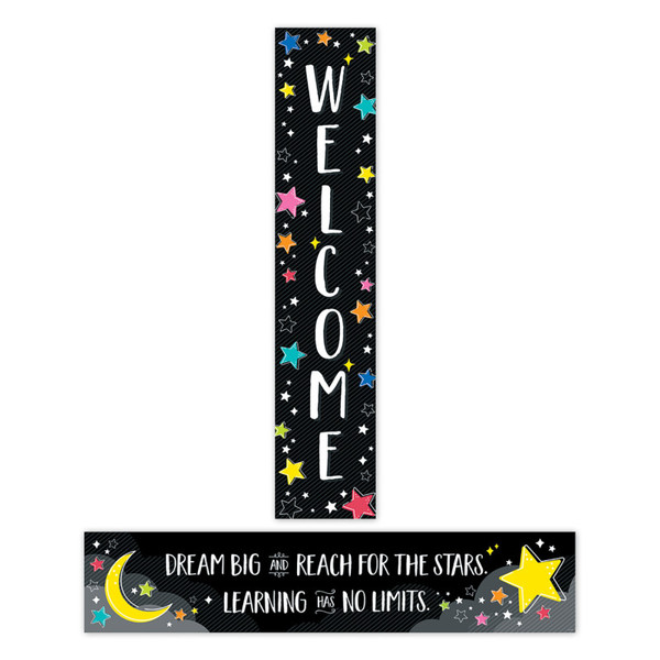 Creative Star Bright Welcome Banner, 8" X 39" CTP10936