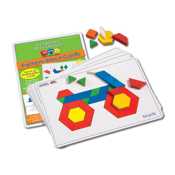 Learning Pattern Block Cards - Set Of 20 CTU7149