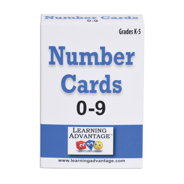 Learning Number Cards 0-9 - Black - Set Of 50 CTU7301
