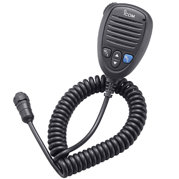 Icom Hm205Rb Black Speaker Microphone Rear Mount M506 Icohm205Rb