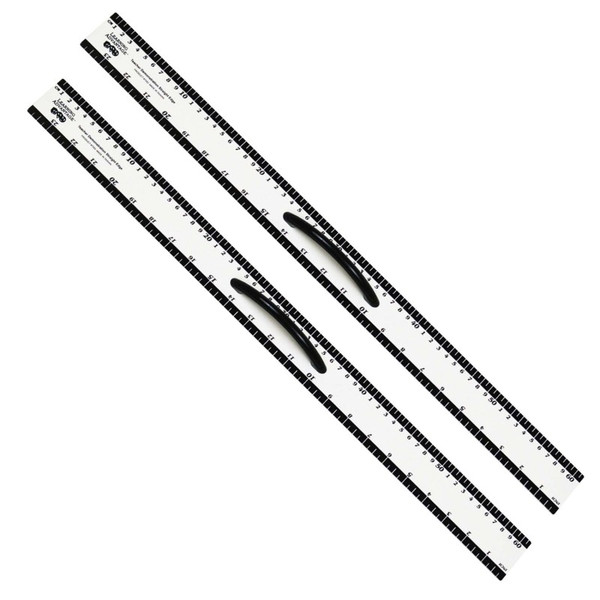 Learning Magnetic Dry Erase Straight Edge - 24" - Pack Of 2 CTU7593-2
