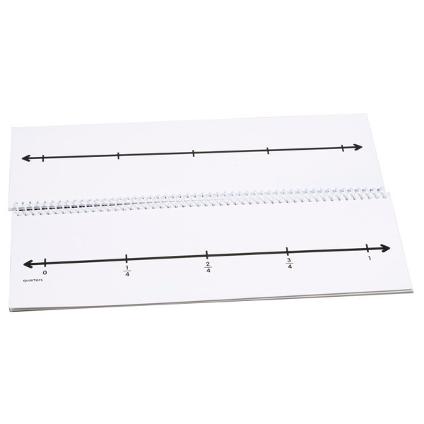 Didax Fraction Number Line Flip Book DD-211791